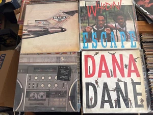 1980s Hip Hop Vinyl Lot LLCoolJ Whodoni Dana Dane Beastie Boys Licensed To iLL - Foto 1 di 2
