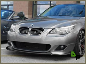 HG Style Carbon Fiber Front Bumper Add on Lip For BMW E60 M5 2006-2010 Only - Picture 1 of 2