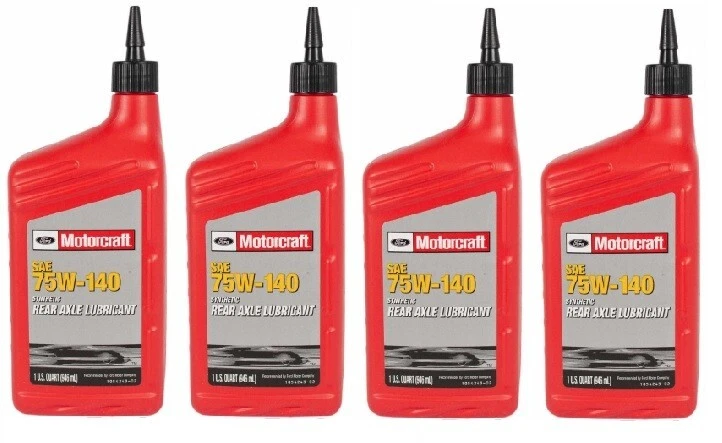 Ford Motorcraft ® SAE 75W-140 Synthetic Rear Axle Lubricant 4 Quart XY-75W140-QL - Image 1 of 1