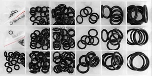 225 PC O-Ring Assorted Metric Sizes w/ Storage Case - 18 Different Sizes - Picture 1 of 3