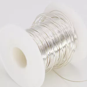 Hifi 1m 99.999% 5N Núcleo Sólido Plata Pura Cable Hágalo usted mismo Cable Plata Pura Lote - Imagen 1 de 5