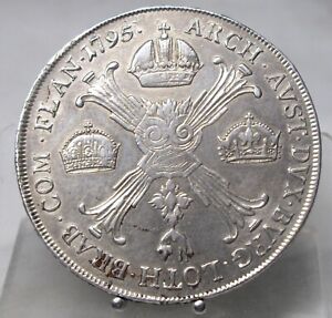 1 Kronentaler 1795 H, Günzburg, Franz II. Silber