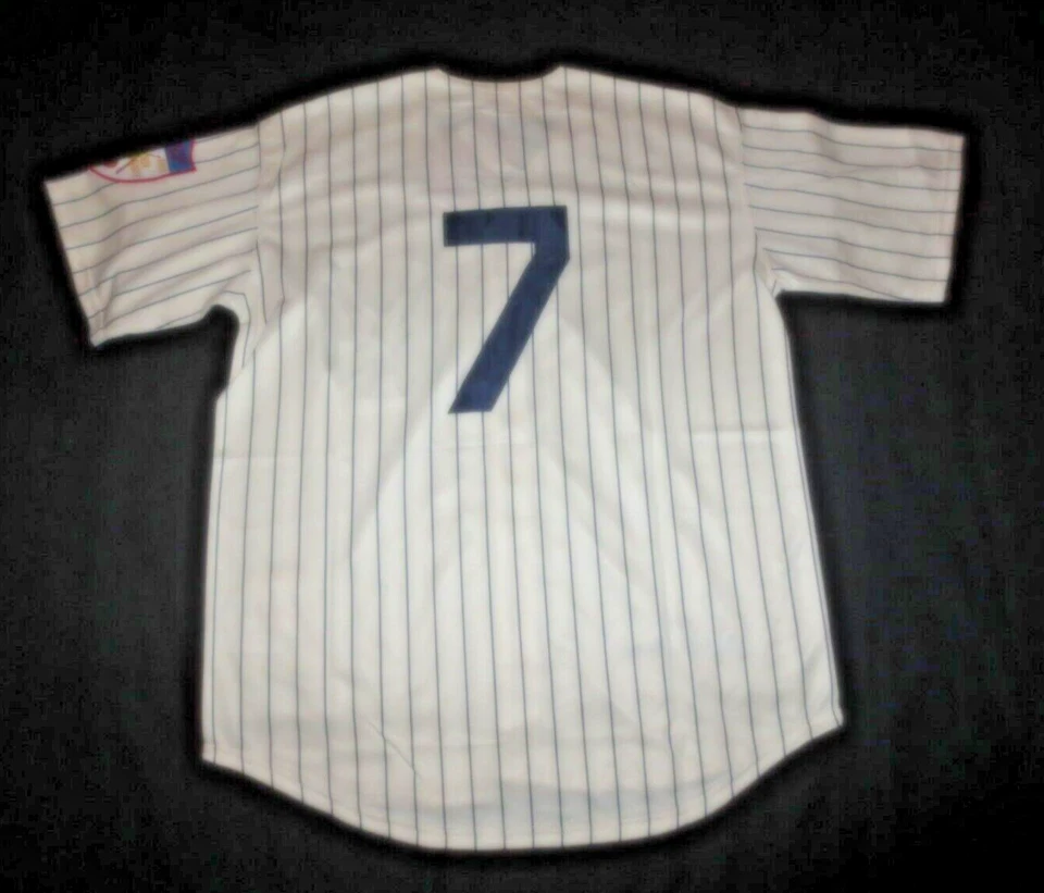 NUEVO*MICKEY MANTLE*CAMISETA LOCAL DE LOS NEW YORK YANKEES M&N "PARCHE GOLDEN ANNIVERSRY" 40M Foto 1 de 4
