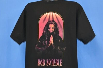 Camiseta de colección años 90 ROB ZOMBIE SATAN IS MY COPILOT HELLBILLY DELUXE 1998 METAL XL Foto 1 de 4