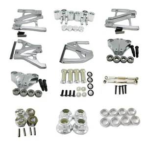 Aluminum alloy metal Upgrade DIY parts Silver Fit For 1/16 TRAXXAS  SLASH Rc Car - Picture 1 of 28
