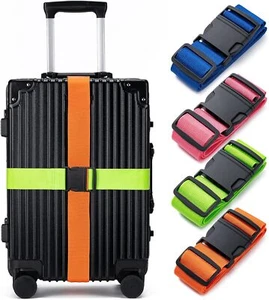 Luggage Straps for Suitcases 4 Pack, TSA Approved Travel Essentials, Luggage - Picture 1 of 7