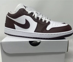 Nike Air Jordan 1 Low - DC0774 116 - White Bronze Eclipse white SIZE 12W / 10.5M - Picture 1 of 4