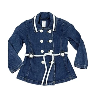 Gymboree Girls Denim Sailor Jacket Size 6 - Picture 1 of 3