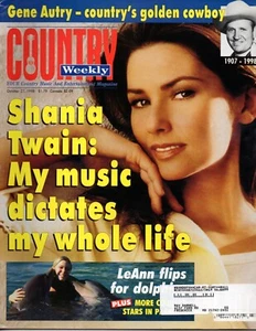 Country Weekly Oct0ber 27 1998 Shania Twain Billy Dean John Michael Montgomery - Picture 1 of 3