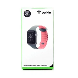 BELKIN WATCH BAND FOR APPLE WAVE SPORT 42MM AIRFLOW CARNATION PINK F8W730BTC01 - Picture 1 of 2