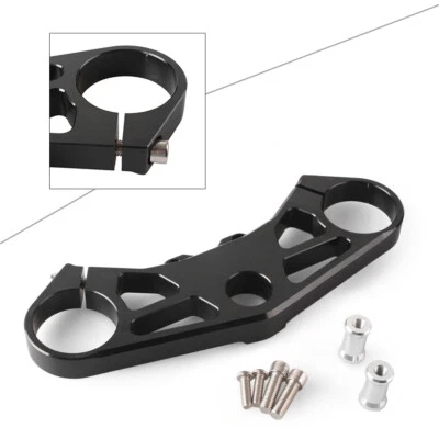 Schwarz Motorrad Vordere Gabel Brücke Klemme für Suzuki GSXR1000 2005-2006 Neu - Image 1 of 4