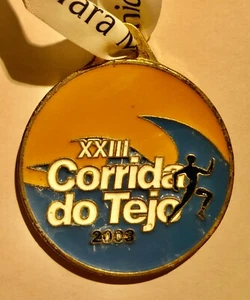 XXIII 23rd Tejo race Lisbon road race medal athletics Portugal 2003 sports - Picture 1 of 3