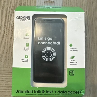 Alcatel Insight, 5” Display 16 GB 5MP Camera Cricket Wireless Only,New - Image 1 of 2