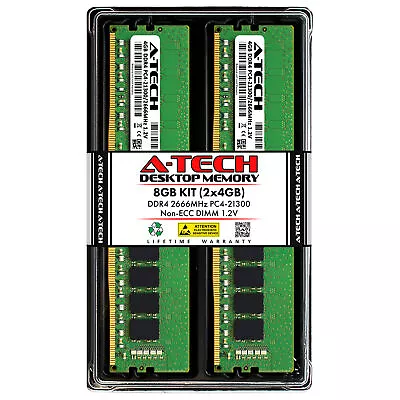 8GB 2x4GB DDR4-2666 ASUS EX-H510M-V3 PRIME B250-PLUS H170-PRO/USB 3.1 Memory RAM - Image 1 of 4