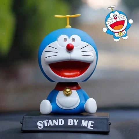 Doraemon Happy laugh Bobble Heads Action Figures Car & Home Decor Toys Gift Cover