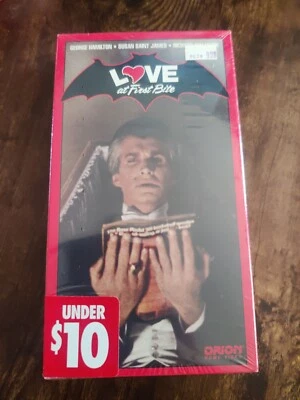 Love at First Bite VHS 1993 Orion PIctures  George Hamilton Sealed Watermark - Image 1 of 4
