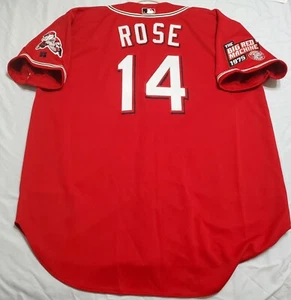 AUTHENTIC RUSSELL ATHLETIC PETE ROSE 52 2XL CINCINNATI REDS TBTC Trikot USA - Bild 1 von 3
