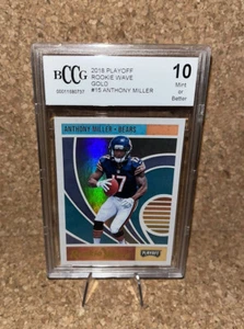2018 Playoff Rookie Wave Anthony Miller Rookie Gold BCCG 10 - Bild 1 von 2