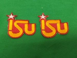 LOT Of 2 Vintage IOWA STATE UNIVERSITY SEW ON PATCH - Picture 1 of 8