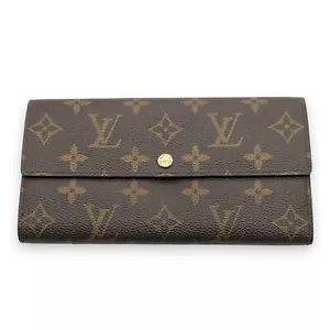 Louis Vuitton Monogram Portefeiulle Sarah Long Wallet - Picture 1 of 24