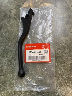 Genuine OEM Honda Right Hand Brake Lever XR650L, 1991-1996 XR250L 53175-KBR-000 - Image 1 of 3