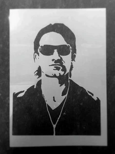 Bono U2 PLANTILLA Personas Famosas Arte de Pared Cantante Plantilla Crear Cortes - Imagen 1 de 1