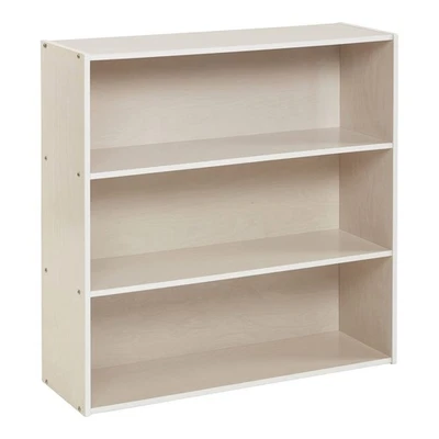 Streamline 3-Shelf Storage Cabinet, 36in, Kid's Bookshelf, White Wash - Image 1 of 4