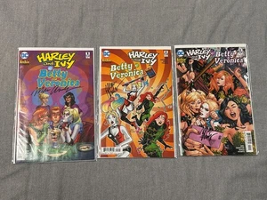 Harley and Ivy Meet Betty and Veronica 1, 2, 2 (Variant) Signed by Marc Andreyko - Imagen 1 de 21