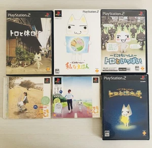 Doko Demo Issyo Koneko Toro Nagareboshi Watashinaehon set of 6 PS1 PS2 - Picture 1 of 24