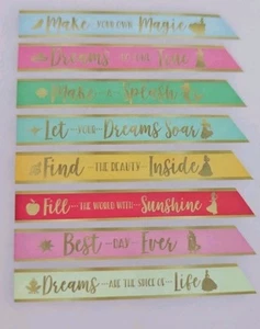 8 Disney Princess Classic Cartoon Kids Birthday Party Favor Sashes - Picture 1 of 4