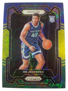 2023-24 Panini Prizm Blue Yellow Green GG Jackson Rookie Card #179 - Picture 1 of 2