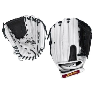 Guante de softbol lanzamiento rápido Shoeless Jane Professional 12" 1200FPBWR - blanco/negro - Imagen 1 de 5