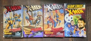 X-Men Spider-Man Times Arrow 1-3, X-Men Star Trek TNG Planet X Paperback Novels - Picture 1 of 7