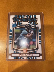 2025 Panini Donruss Bhayshul Tuten Throwback Rated Rookie #38 - Foto 1 di 2