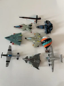 Lote mixto de aviones y globos aerostáticos micro máquinas vintage - Imagen 1 de 10