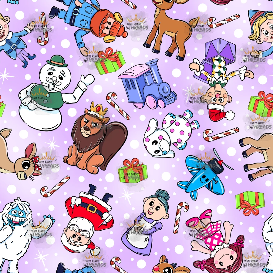 Regalos de Navidad Muñeco de Nieve Estampado Personalizado 1 Yarda Tela Diseño Sin Costuras Aprox 59x36 Foto 1 de 1