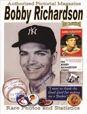 Bobby Richardson Signed Authorized Pictorial Magazine 1st Edition NY Yankees JSA - Image 1 of 3