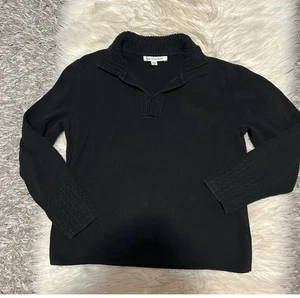 Schwarzer Pullover Größe: Petite M Fit Petite S - Bild 1 von 1