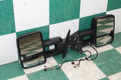 07-13 GM TRUCK Aftermarket LH RH Tow Power Door Mirrors Signals Heat Glass Pair - Image 1 of 4