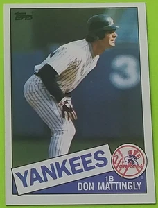 Carta Baseball 1985 Topps #665 Don Mattently (New York Yankees) (2) - Foto 1 di 4