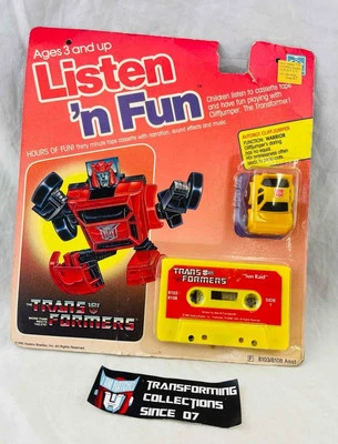 Transformers Original G1 1984 Listen N Fun Yellow Cliffjumper MOSC Sealed - Image 1 of 3
