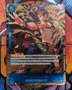 Portgas D Ace OP07-053 3rd Anniversary Winner Prize Promo One Piece Card English - Bild 1 von 2