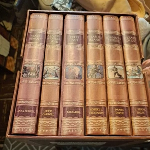 Treasury of Children's Classics Books Set Of 6 Peter Pan Black Beauty & More. - Picture 1 of 3