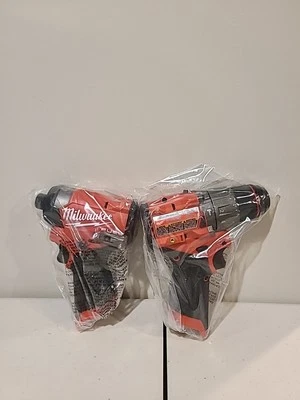 Milwaukee M12 FUEL 1/2" Hammer Drill 3404-20 + Impact Driver 3453-20 - Brand NEW - Image 1 of 3