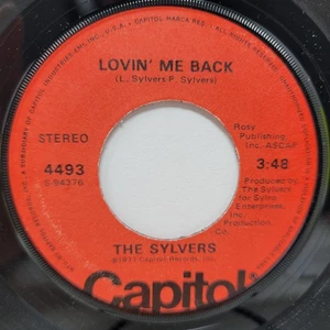 The Sylvers Lovin Me Back / Any Way 7" 45rpm m- Vinyl Soul Record free sleeve - Imagen 1 de 2