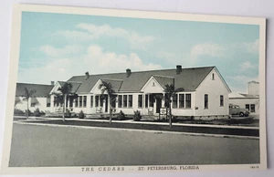 1941 PC THE CEDARS APARTMENTS ST PETERSBURG FL TEICH ARCHIVES MINT - Picture 1 of 2