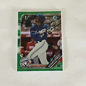 2019 1st Bowman Chrome Orelvis Martinez Green Refractor /99 BCP-69 Blue Jays - Bild 1 von 9