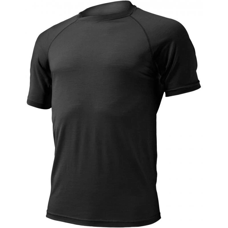 Lasting Merino T-Shirt Quido schwarz - Kurzarm-Funktionsshirt - 100% Schafwolle - Bild 1 von 1