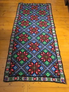 Old Embroidered Ukrainian Rug kilim handmade (№503) - Picture 1 of 8