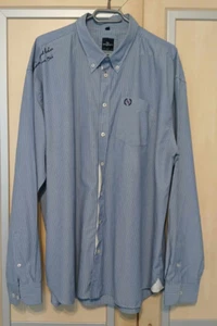 Engbers Herrenhemd ,KW 47/48 (XXXL), langarm, blau weiß gestreift - Bild 1 von 3